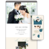 Teal Champagne Wedding Website by Love, D. Concepts - Philippines