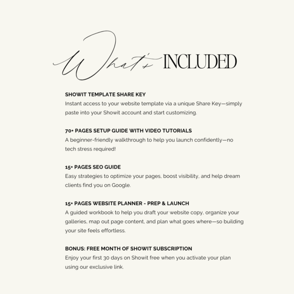 Showit Website for Editorial Photographers - Designs by Dia Studio - United States