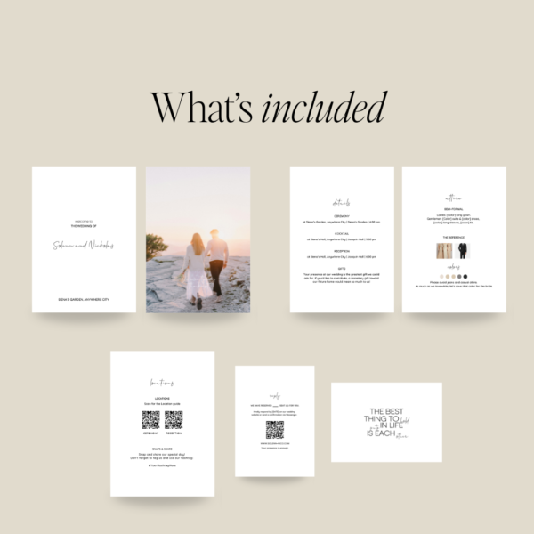 Minimalist Wedding Invitation - Love, D. Concepts - Philippines