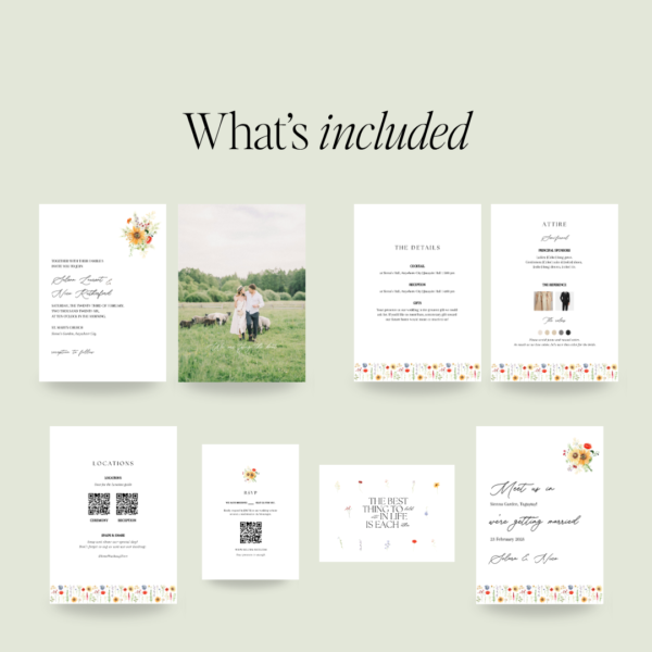Spring Wedding Invitation Suites - Love, D. Concepts - Philippines