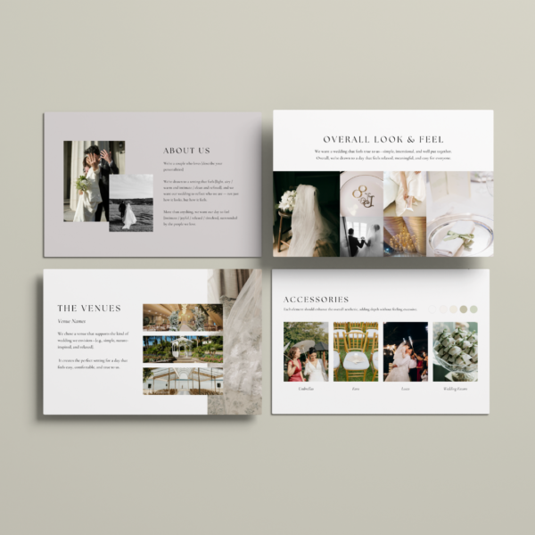 Wedding Mood board Presentation - Love, D. Concepts - Philippines