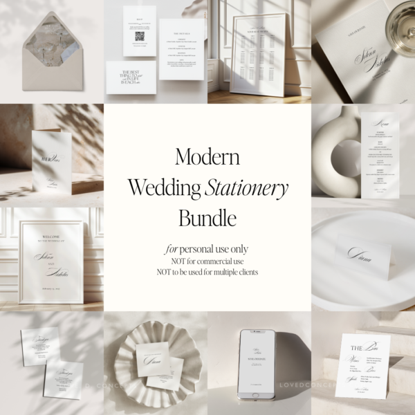 Wedding Stationery Bundle - Love, D. Concepts - Philippines