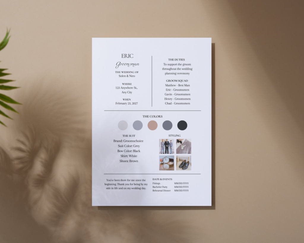 Proposal Cards for Team Bride Team Groom - Love, D. Concepts - Philippines