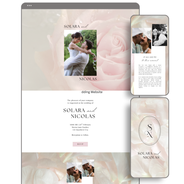 Pink Wedding Website - Love, D. Concepts - Philippines